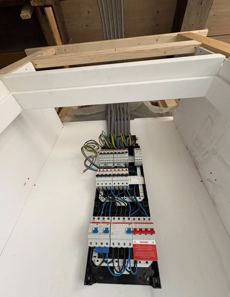meterkast nieuwe groepenkast renovatie studio